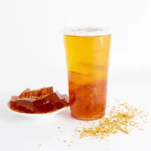 Lemon Ice Tea with Osmanthus Jelly